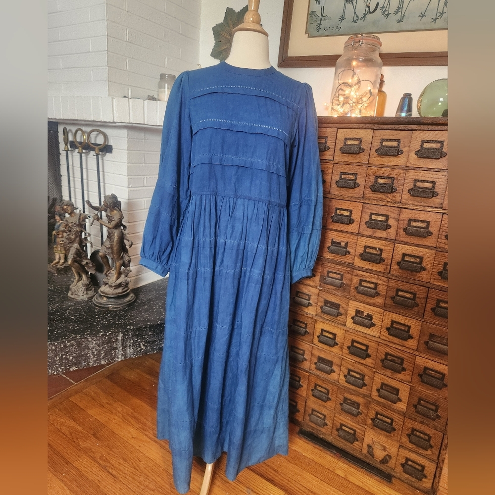 Christy Dawn Indigo Midi Dress - Picture 7 of 15